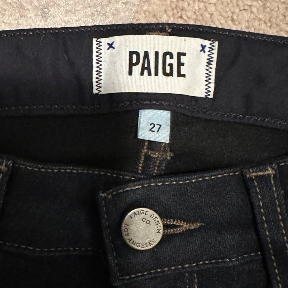 Paige jeans. Size 27. Hoxton straight